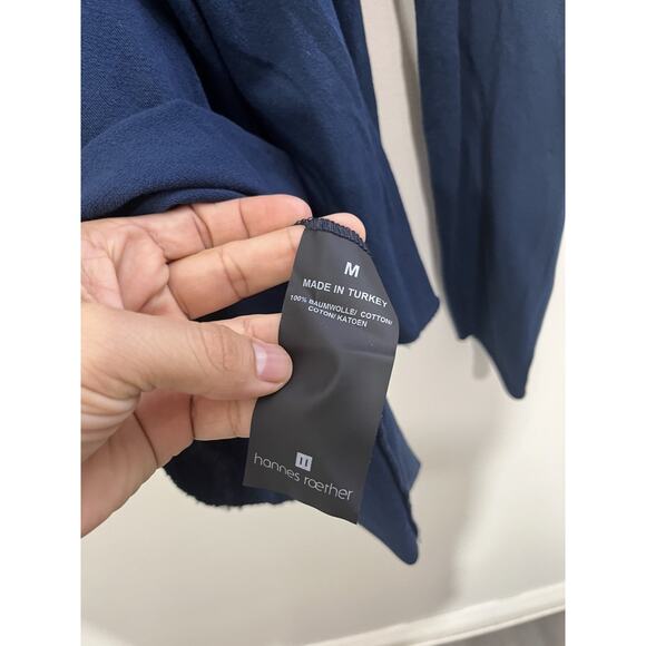 Hannes Roether Avant Garde Cotton Y2K Raw Hem Sweater M Minimal Capsule Luxury - Picture 9 of 15